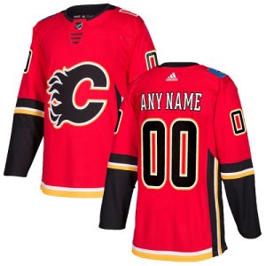 Maillot Hockey NHL Calgary Flames Personnalisable Domicile Rouge Authentic